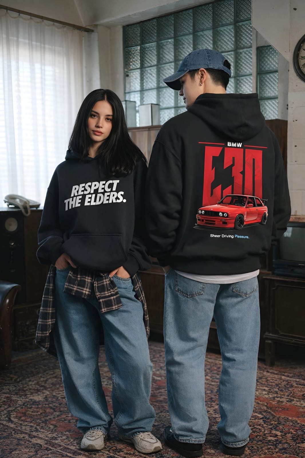 BMW E30 M3 Unisex Oversized Hoodie