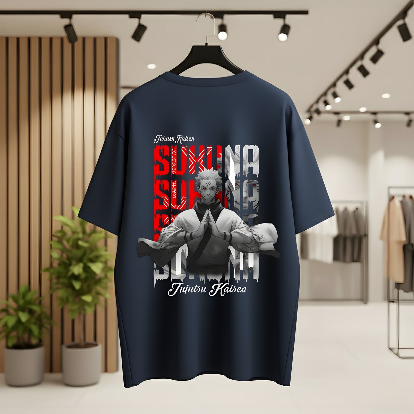 Sukuna Jujutsu Kaisen Oversized T-shirt