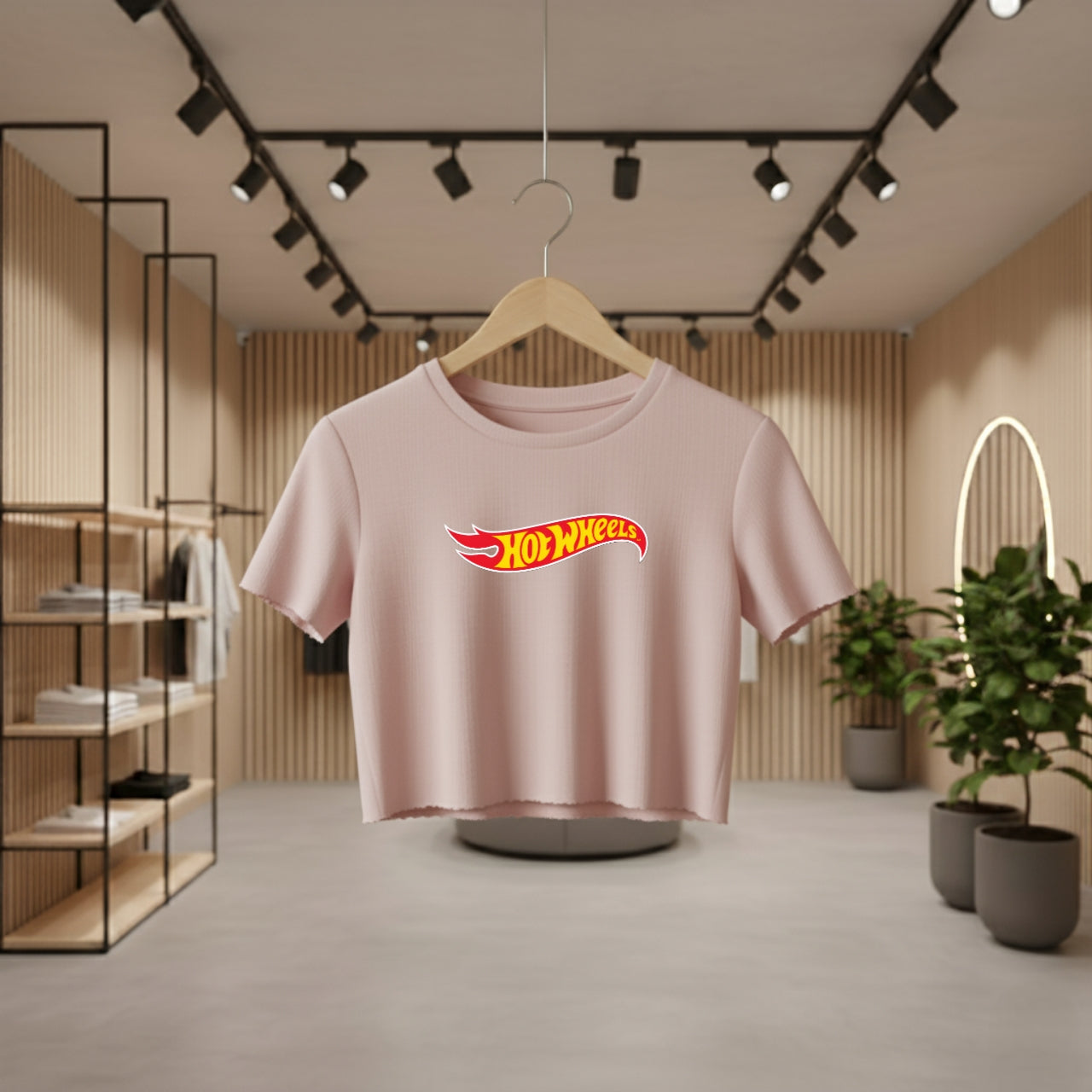 Hotwheels Print Women's Croptop