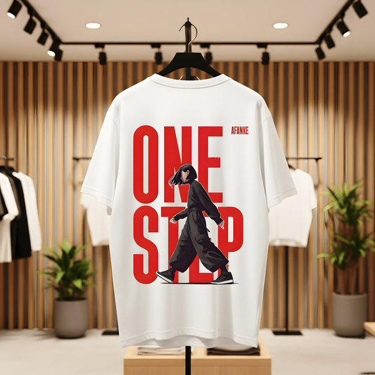 One Step printed Oversized T-shirt