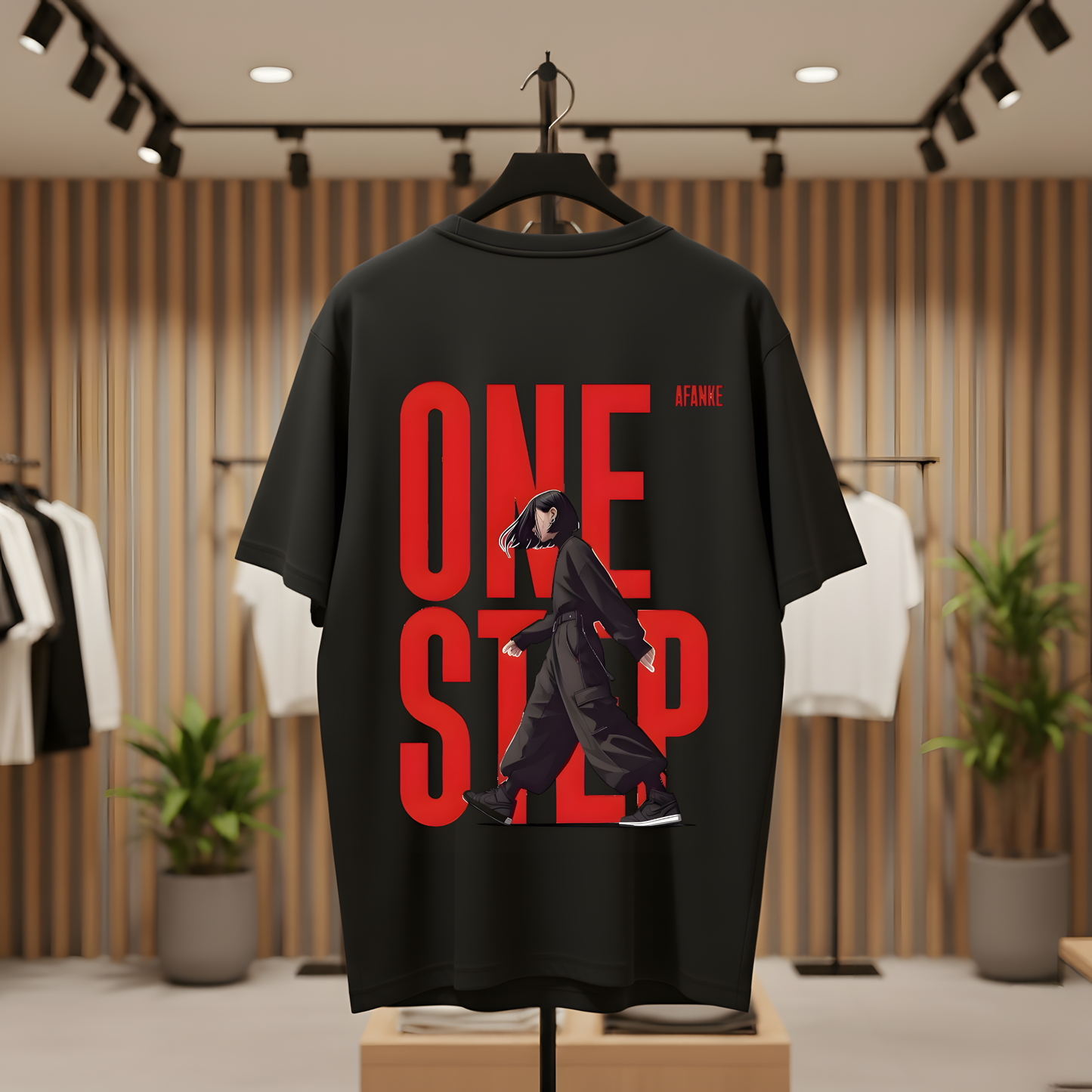 One Step printed Oversized T-shirt