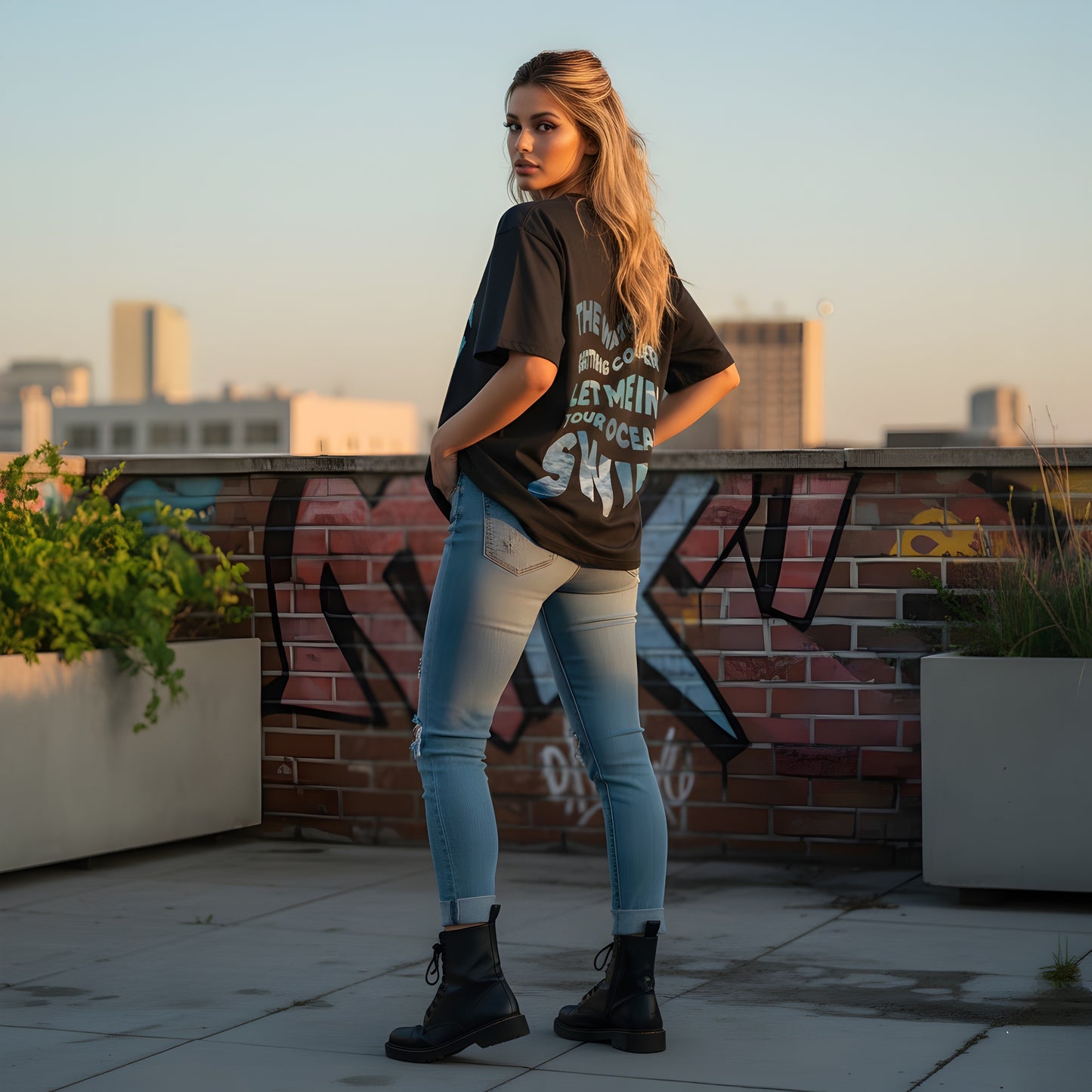 Ocean Women's Oversized T-shirt