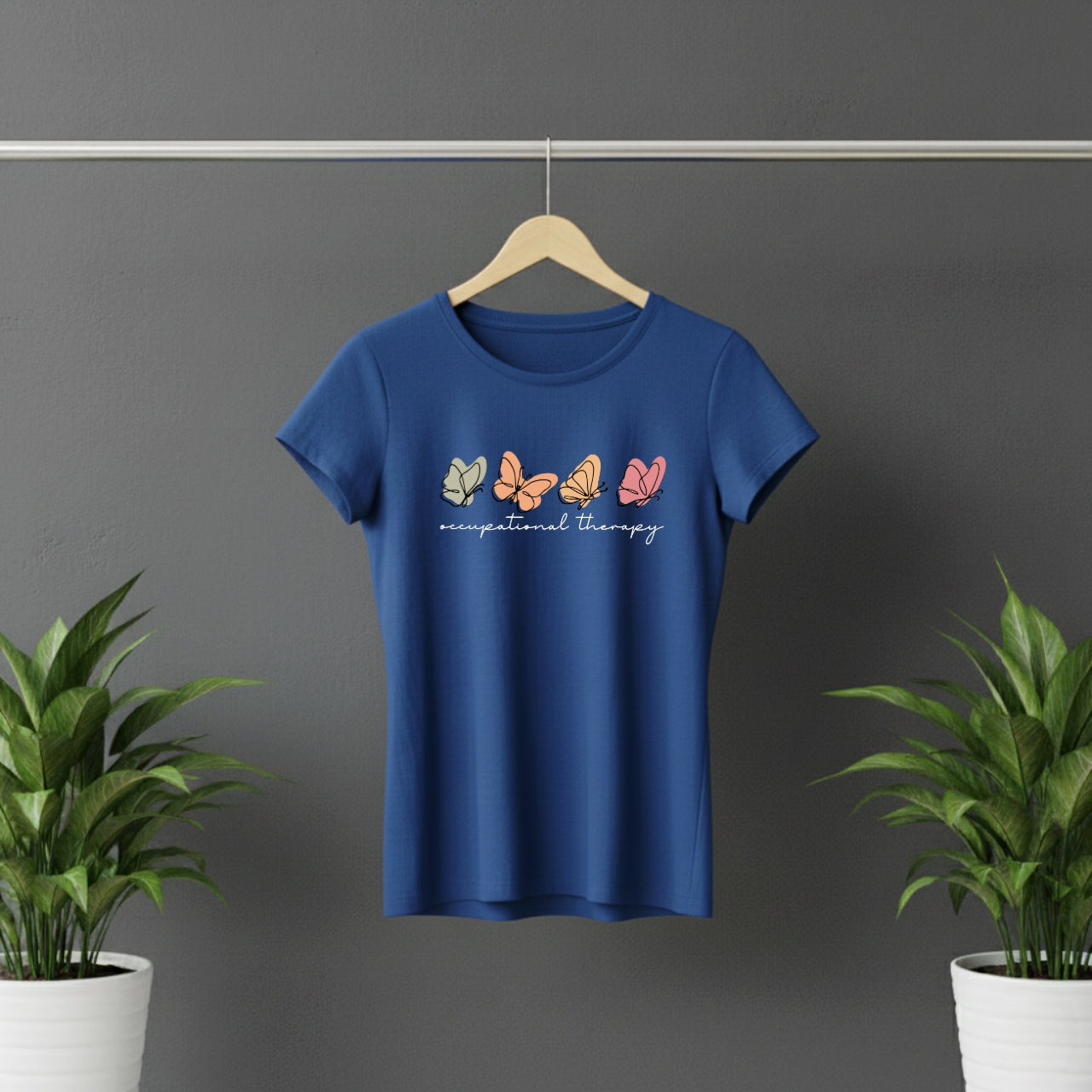 Butterfly print T-shirt