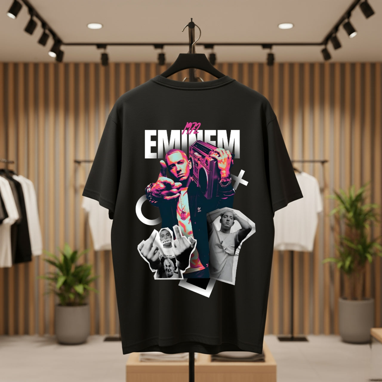 Eminem Printed Oversized Tee