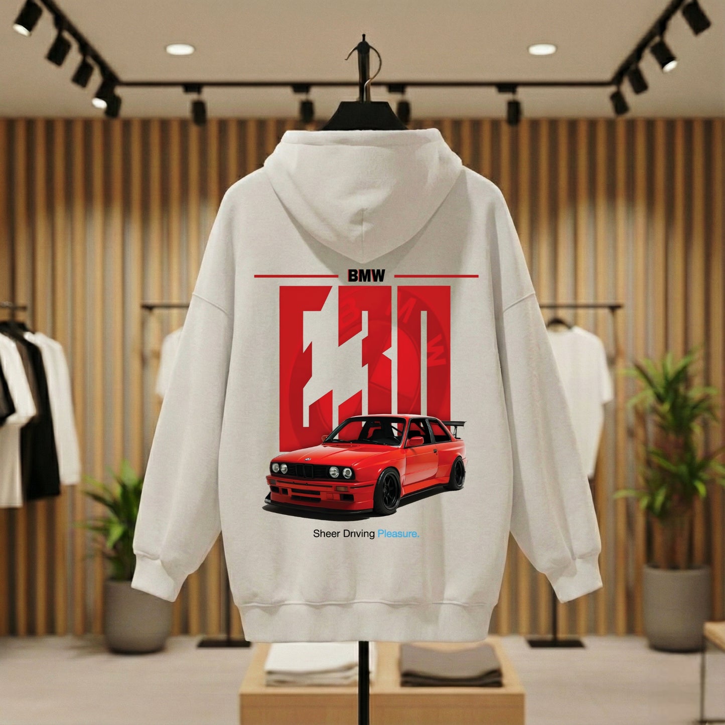 BMW E30 M3 Unisex Oversized Hoodie