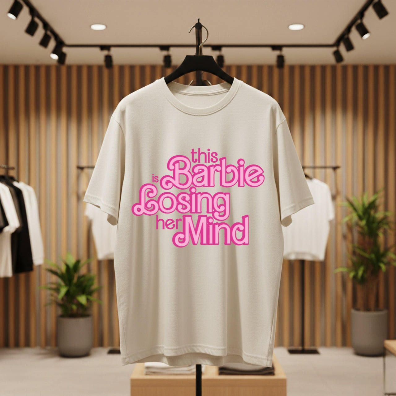 Barbie Printed Oversized T-shirt