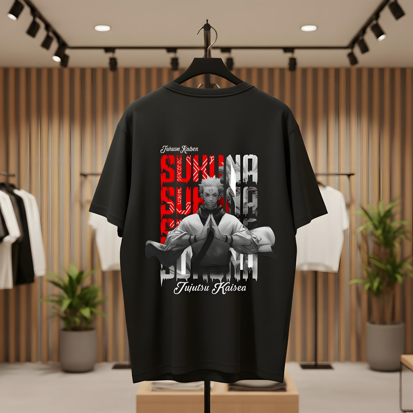 Sukuna Jujutsu Kaisen Oversized T-shirt