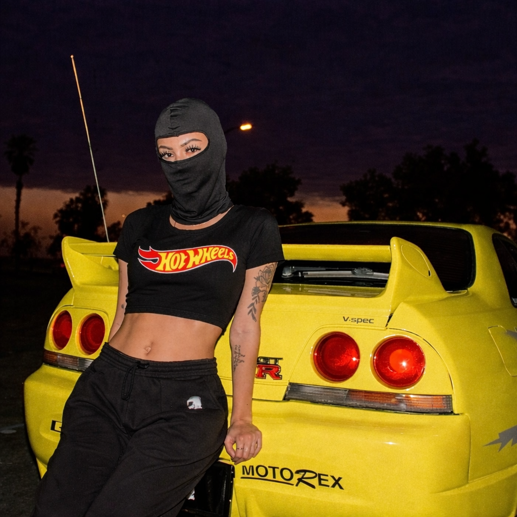 Hotwheels Print Women's Croptop